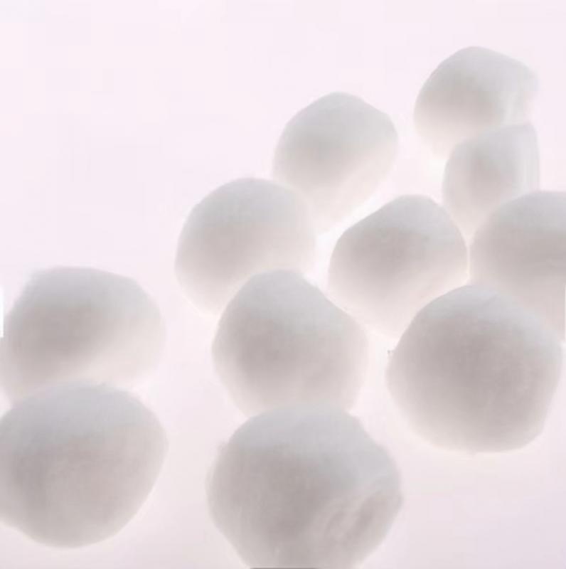 Commerce de gros 100 % coton CE standard dentaire jetable Petite boule de coton médicale