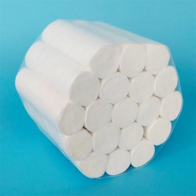 Fabricante de China Dental Cotton Roll Natural Cotton Hydrophilic Super Absorbent Medical Dental Cotton Roll
