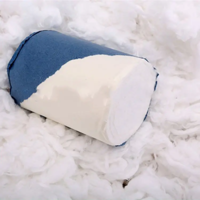 Bleached absorbent cotton